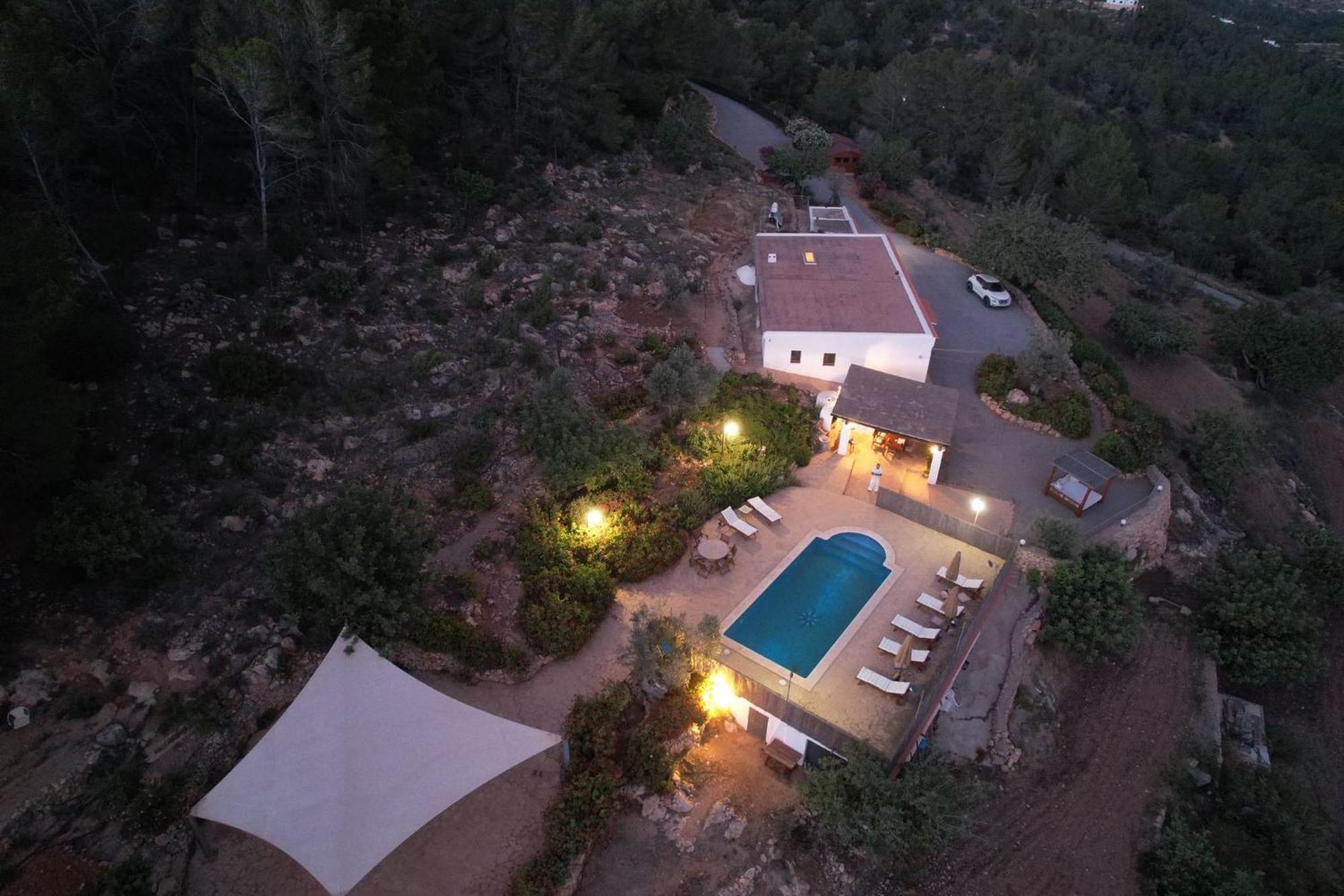 Casa Can Lluc Con Piscina, Jardin Y Vista Al Campo Sant Miquel de Balansat Zewnętrze zdjęcie