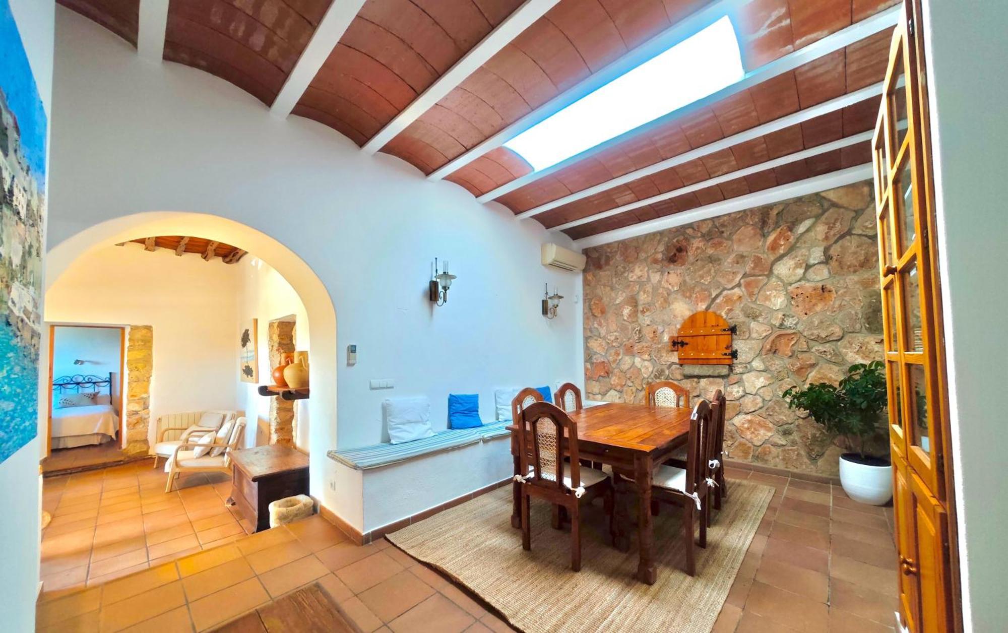 Casa Can Lluc Con Piscina, Jardin Y Vista Al Campo Sant Miquel de Balansat Zewnętrze zdjęcie