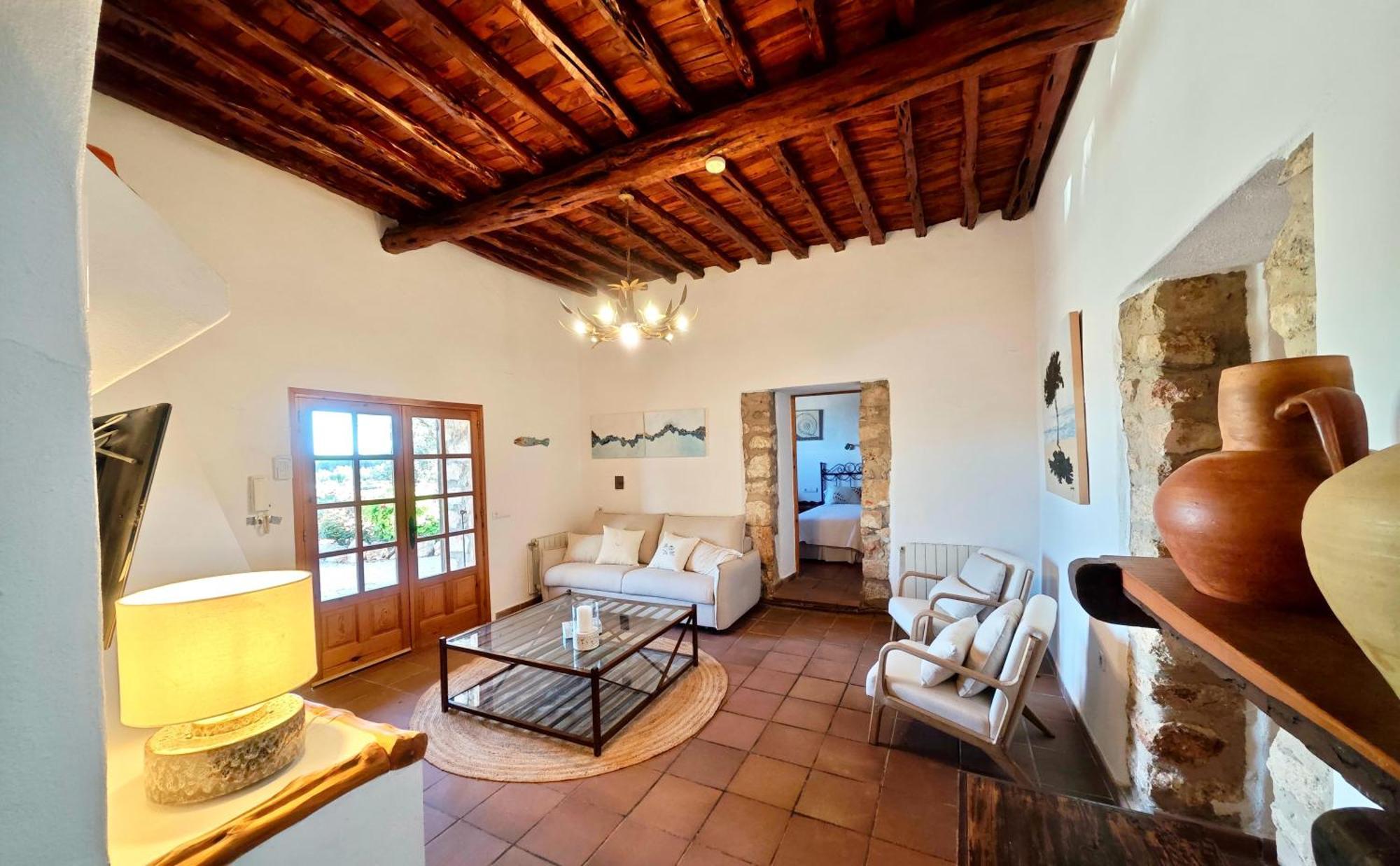 Casa Can Lluc Con Piscina, Jardin Y Vista Al Campo Sant Miquel de Balansat Zewnętrze zdjęcie