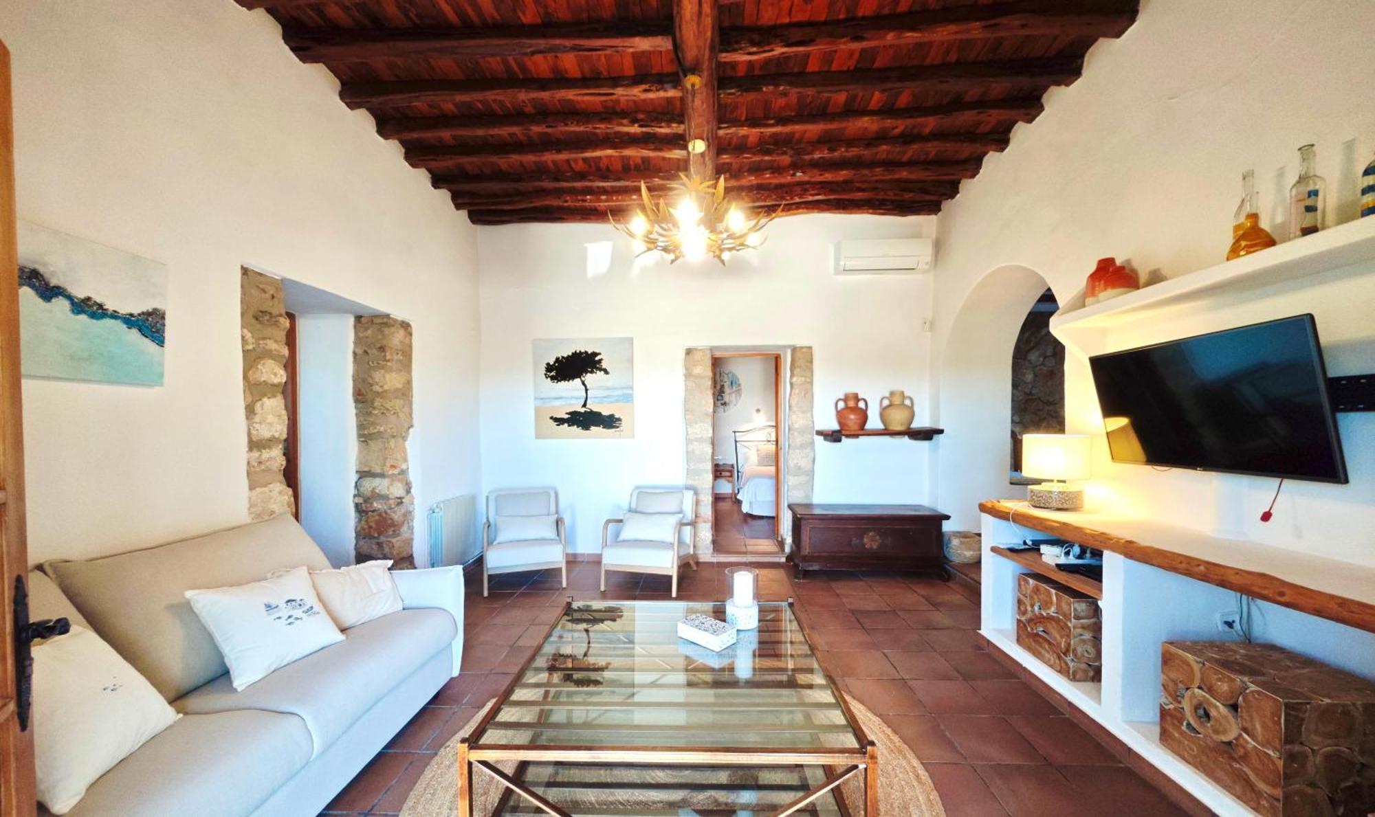 Casa Can Lluc Con Piscina, Jardin Y Vista Al Campo Sant Miquel de Balansat Zewnętrze zdjęcie