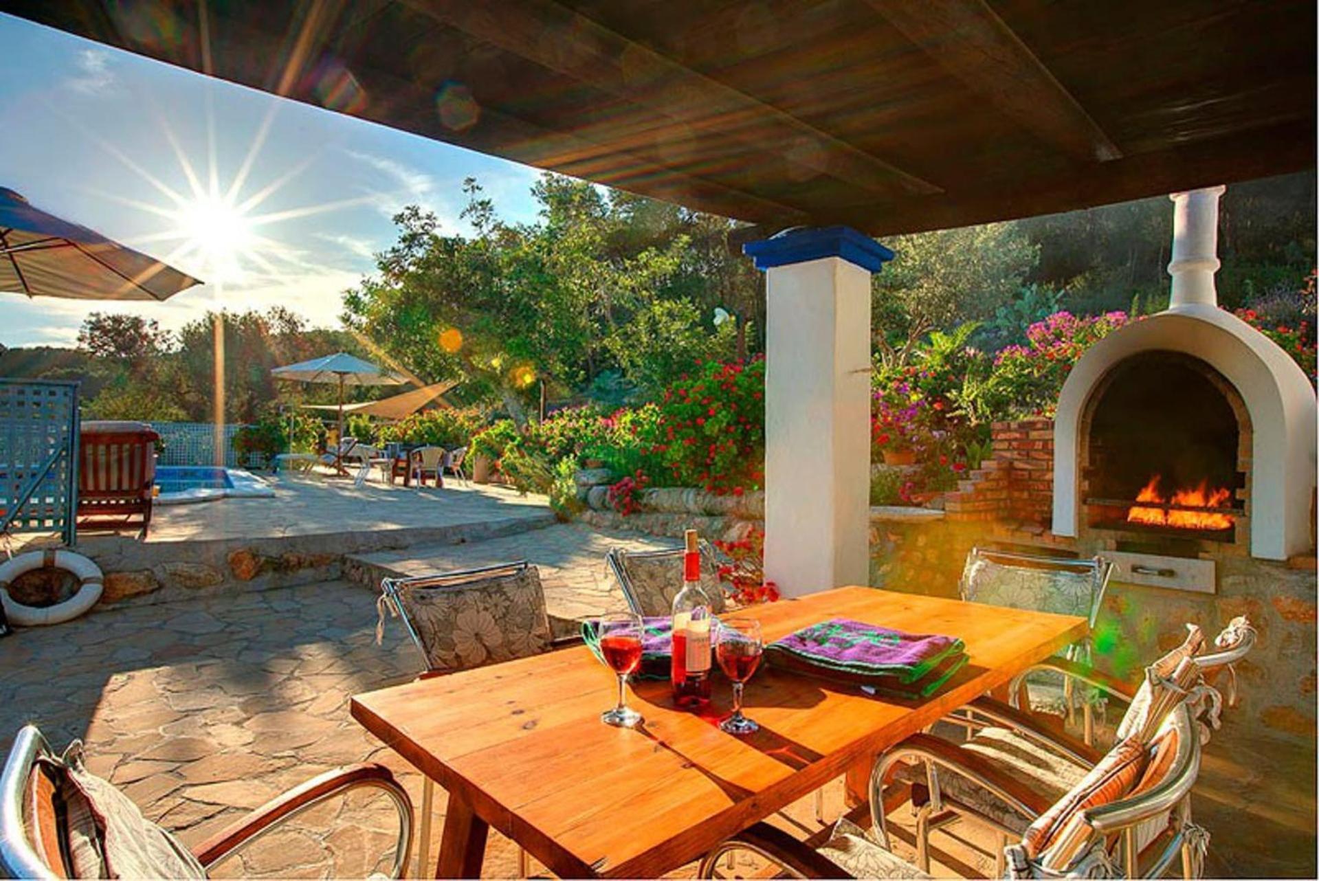 Casa Can Lluc Con Piscina, Jardin Y Vista Al Campo Sant Miquel de Balansat Zewnętrze zdjęcie